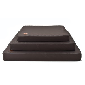 Brown orthopedic mattress for dogs Hector | PETZWELCOME
