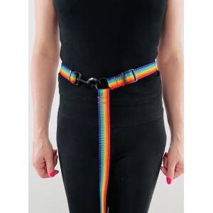 Dog leash 4 in 1 Rainbow | PETZWELCOME