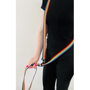 Dog leash 4 in 1 Rainbow | PETZWELCOME