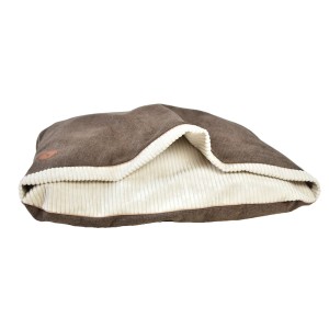 Legowisko dla psa norka NEL brąz struktura | PETZWELCOME