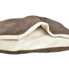 NEL minky dog bed brown | PETZWELCOME