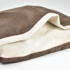 NEL minky dog bed brown | PETZWELCOME