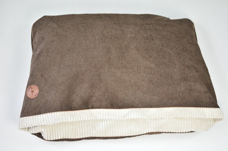 NEL minky dog bed brown | PETZWELCOME