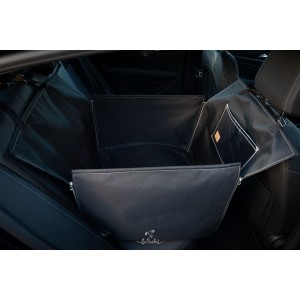 Car seat cover 1/2 „DENGU” MONO Olive | Bebobi | PETZWELCOME