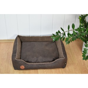 Dog or cat bed  Lauren Design Cezar brown | Lauren Design | PETZWELCOME
