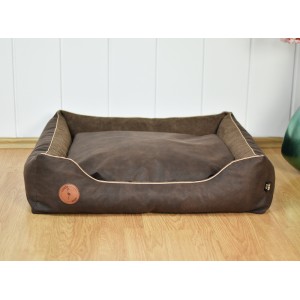Legowisko dla psa lub kota Cezar brąz | Lauren Design | PETZWELCOME
