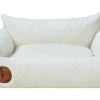 Fluffy pet bed Lauren Design cream | PETZWELCOME