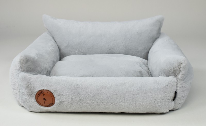 Legowisko Fluffy Lauren Design szare | Lauren Design | PETZWELCOME
