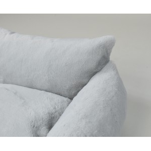 Legowisko Fluffy Lauren Design szare | Lauren Design | PETZWELCOME