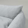 Fluffy pet bed Lauren Design grey | PETZWELCOME