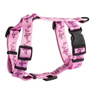 Szelki dla psa typu guard Motylki różowe | PETZWELCOME