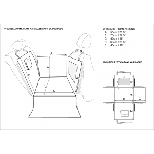 Car mat DENGU 2/3 Gray| Bebobi | PETZWELCOME