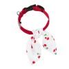 Red collar with scarf FRUITY cherry | PETZWELCOME