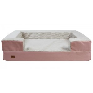REX Orthopedic Dog Bed in Pink | PETZWELCOME