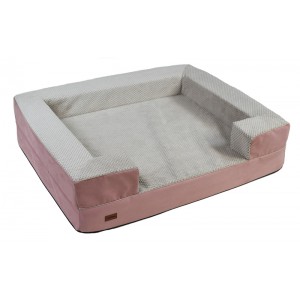REX Orthopedic Dog Bed in Pink | PETZWELCOME