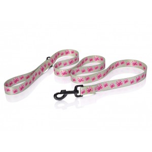 Adjustable dog leash Pink Ribbon | PETZWELCOME