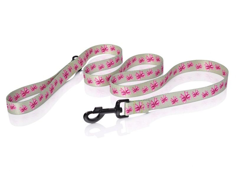 Adjustable dog leash Pink Ribbon | PETZWELCOME