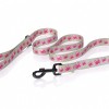 Adjustable dog leash Pink Ribbon | PETZWELCOME