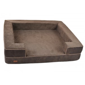 Legowisko ortopedyczne REX brązowe | PETZWELCOME