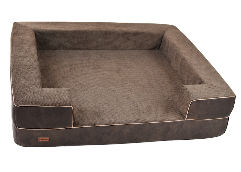 REX Orthopedic Dog Bed in Brown | PETZWELCOME