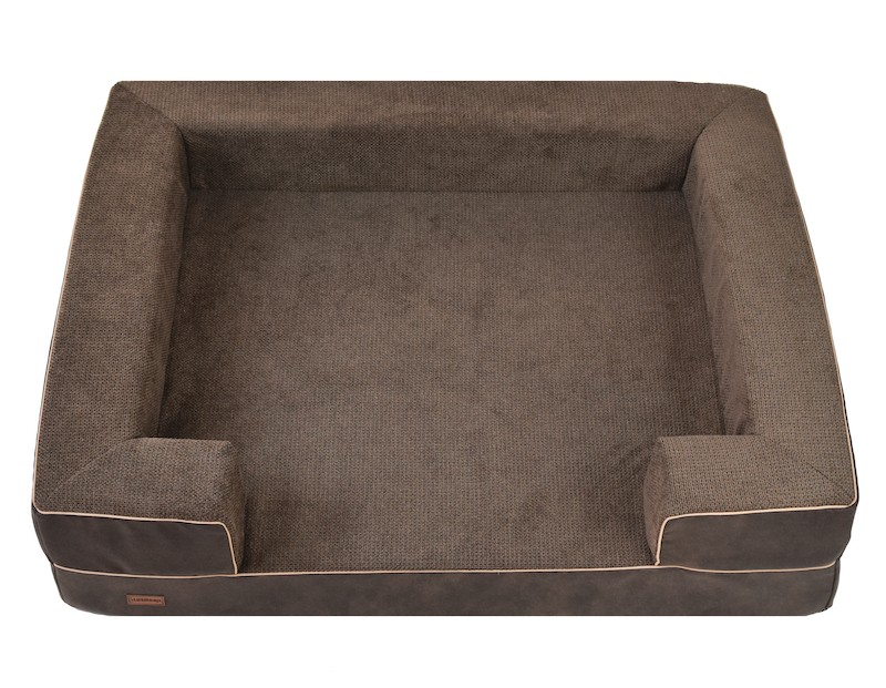 REX Orthopedic Dog Bed in Brown | PETZWELCOME