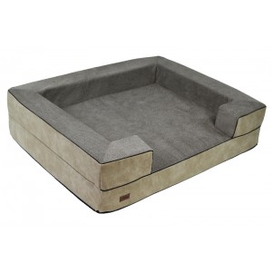REX Orthopedic Dog Bed in Sand | PETZWELCOME