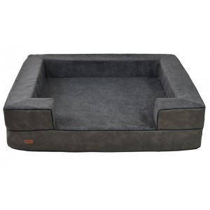 REX Orthopedic Dog Bed in Graphite | PETZWELCOME