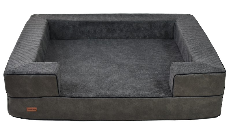 REX Orthopedic Dog Bed in Graphite | PETZWELCOME
