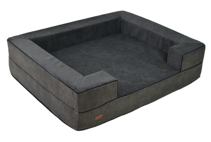 REX Orthopedic Dog Bed in Graphite | PETZWELCOME