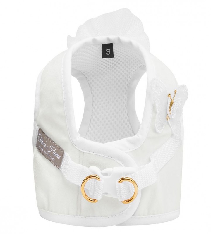 Luxury Wedding Dog Harness ROME (Off-White)| PETZWELCOME