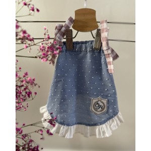 BLOOM Blue Pet Dress for Dogs or Cats | PETZWELCOME