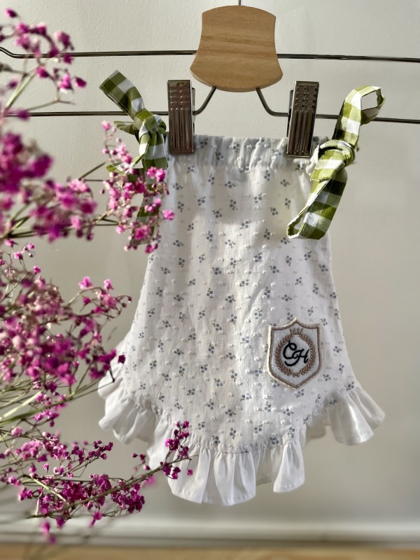 BLOOM White Pet Dress for Dogs or Cats | PETZWELCOME