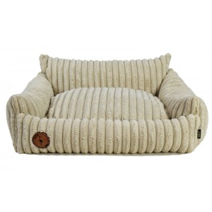 Legowisko Fluffy Lauren Design beżowy prążek | Lauren Design | PETZWELCOME