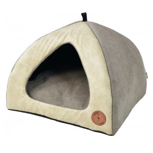 Bella Sand Dog or Cat Bed sand colour| Lauren Design | PETZWELCOME