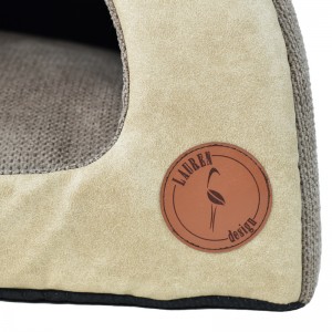 Bella Sand Dog or Cat Bed sand colour| Lauren Design | PETZWELCOME