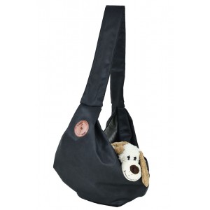 SARA Charcoal Carrier Bag for Dogs and Cats | Lauren design | PETZWELCOME