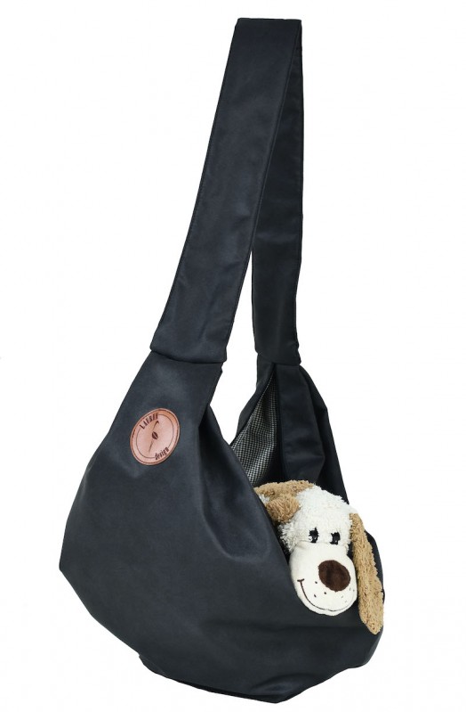SARA Charcoal Carrier Bag for Dogs and Cats | Lauren design | PETZWELCOME