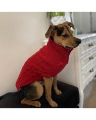 Dog sweater ASPEN blue | Bowl and Bone Republic | PETZWELCOME