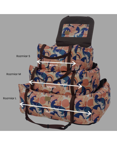 Fotelik samochodowy dla psa ERO SOFT How r u summer | BeBobi | PETZWELCOME