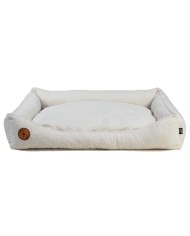 Cezar Sofa Bed for Dogs and Cats Cream Bouclé | PETZWELCOME