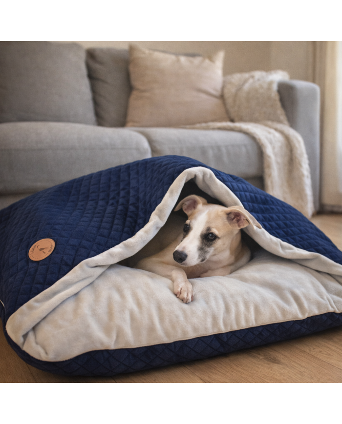 Nel Navy Norka Dog Bed| PETZWELCOME