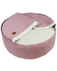 BONA Pink Round Cave Dog Bed | PETZWELCOME