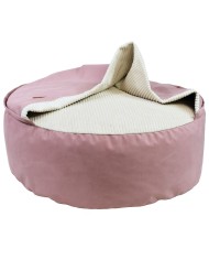 BONA Pink Round Cave Dog Bed | PETZWELCOME