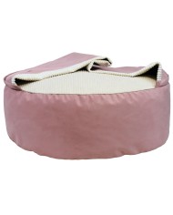 BONA Pink Round Cave Dog Bed | PETZWELCOME