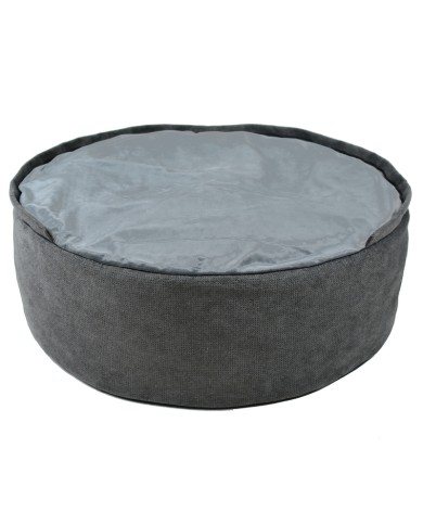 BONA Gray Round Cave Dog Bed| PETZWELCOME