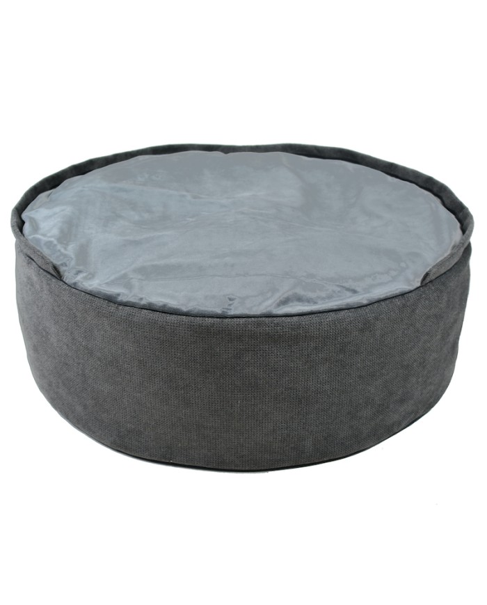 BONA Gray Round Cave Dog Bed| PETZWELCOME