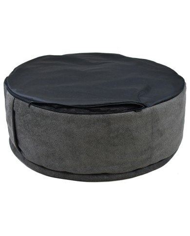 BONA Gray Round Cave Dog Bed| PETZWELCOME