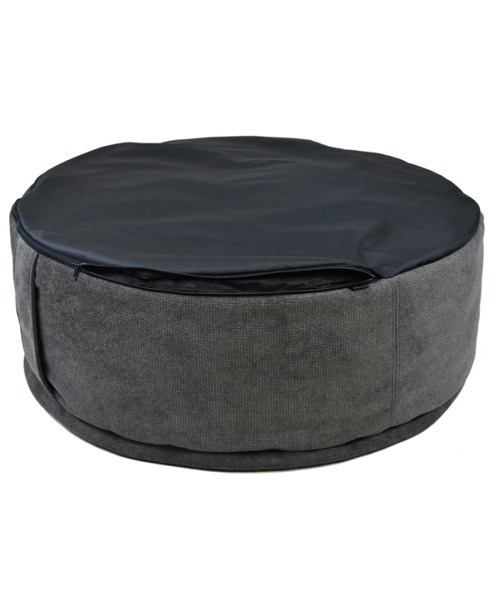 BONA Gray Round Cave Dog Bed| PETZWELCOME