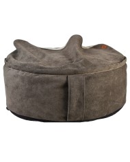 BONA Brown Round Cave Dog Bed | PETZWELCOME