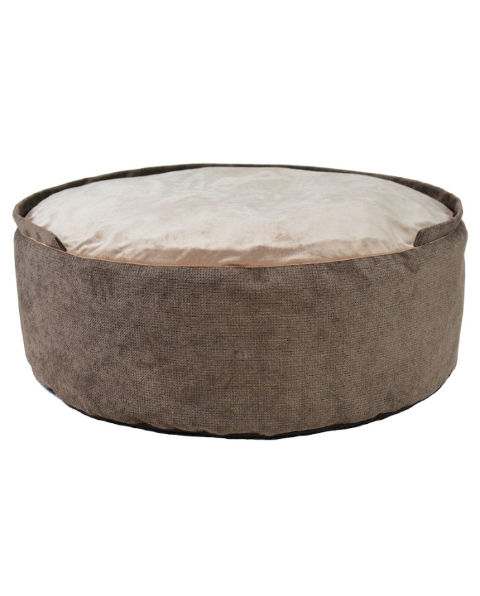 BONA Brown Round Cave Dog Bed | PETZWELCOME